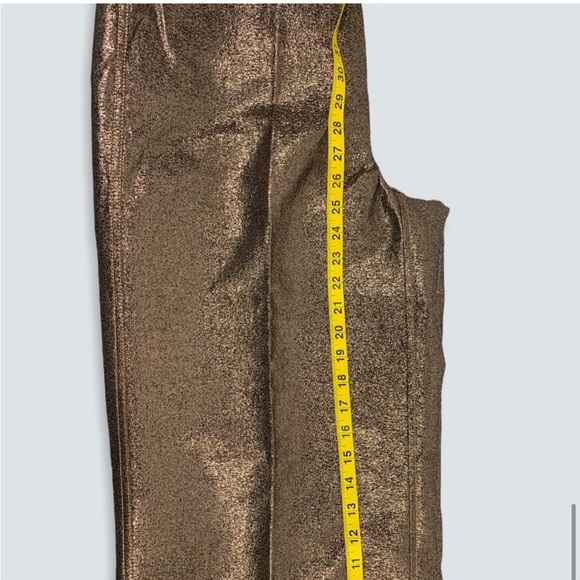 Madewell Emmett Wide-Leg Crop Pants in Metallic - Picture 5 of 5